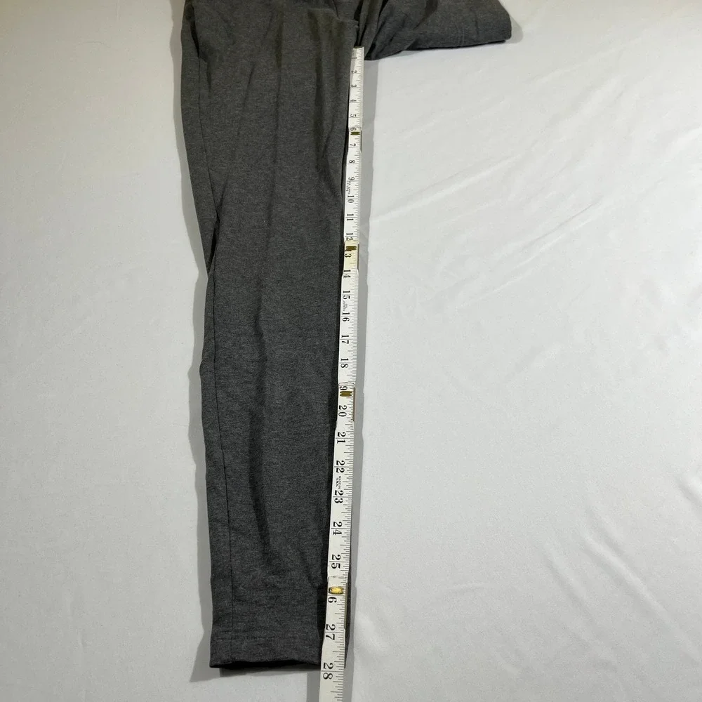 Lands End Leggings Women S/T Gray Starfish Slim Fit Stretch Cotton Blend Pant